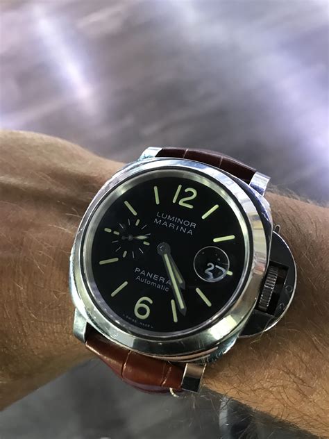 panerai 104 lug width|panerai luminor marina price.